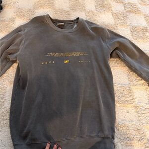 Hope Collection Gray Crewneck Sweater